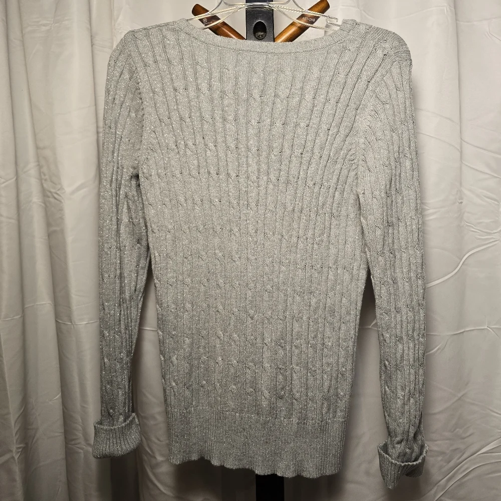 St. John's Bay Gray Crew Neck Sweater‎